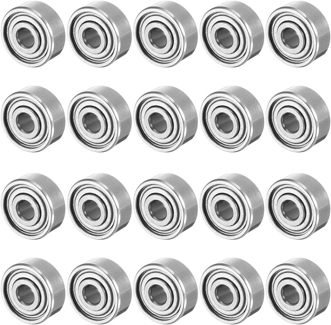 20pcs 3mmx10mmx4mm Double Shielded Miniature Deep Groove Ball Bearing
