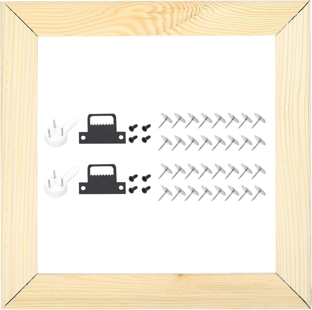 DIY Canvas Stretcher Bars, 8 x 8 Inch Canvas Frame Wooden Frames Kit Sturdy Stretcher Frames for Oil Paintings Prints Posters