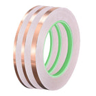 Double-Sided Conductive Tape Copper Foil Tape Adhesive 4mm/5mm/8mm x 30m/98.4ft for Guitar, EMI Shielding Crafts, Electrical Repairs, Stained Glass 2pcs