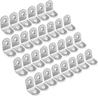 Stainless Steel Shelves Corner Brace 25mmx25mmx16mm, Joint L Shape Right Angle Corner Fastener Joints Support Bracket, Pack of 30