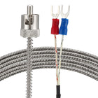 J Type Thermocouple 5mmx21mm Temperature Sensor Probe with 1 Meters Cable 32-1112F/0-600C