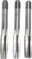 3 Pcs 8mm x 1.25mm Taper and Metric Tap M8 x 1.25mm Pitch