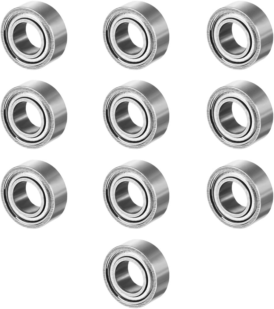 10pcs MR84ZZ 4mmx8mmx3mm Double Shielded Miniature Deep Groove Ball Bearing