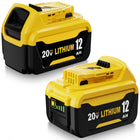 1-Pack 12Ah DCB208 Bateria de Substituição para Bateria Dewalt 20V DCB207 DCB206