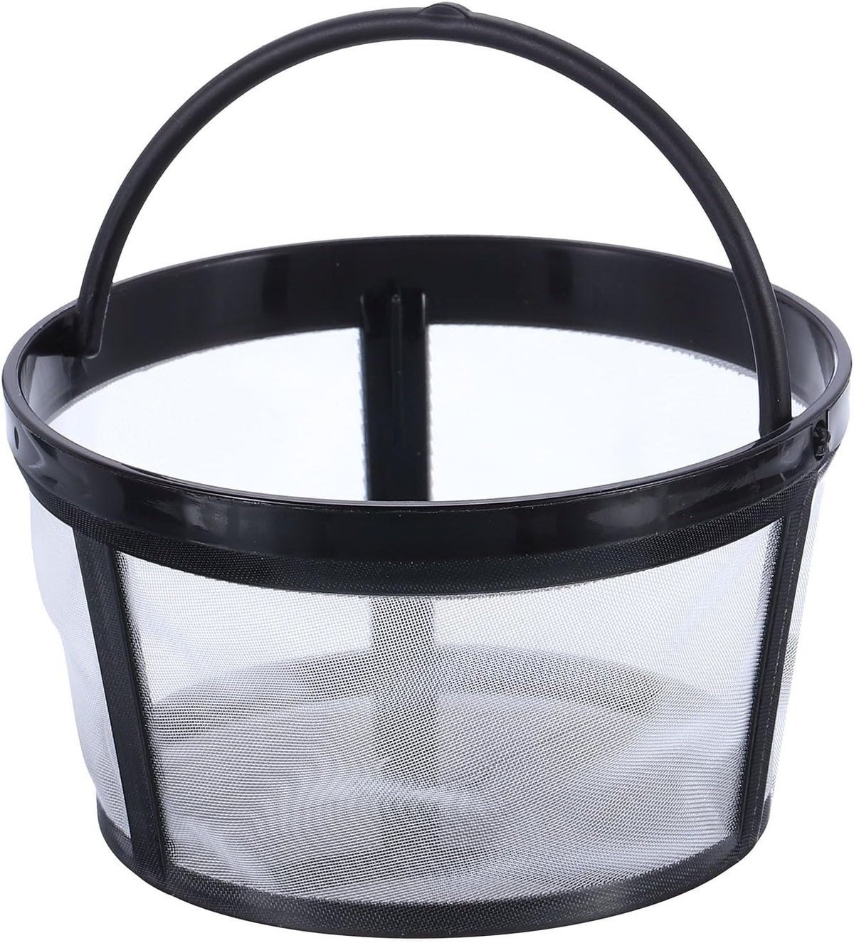 Cesta para filtros de café LinkMejor 4, cesta de reemplazo para filtros de café reutilizable. Cesta para filtros de cafeteras con fondo cerrado. Color: blanco.
