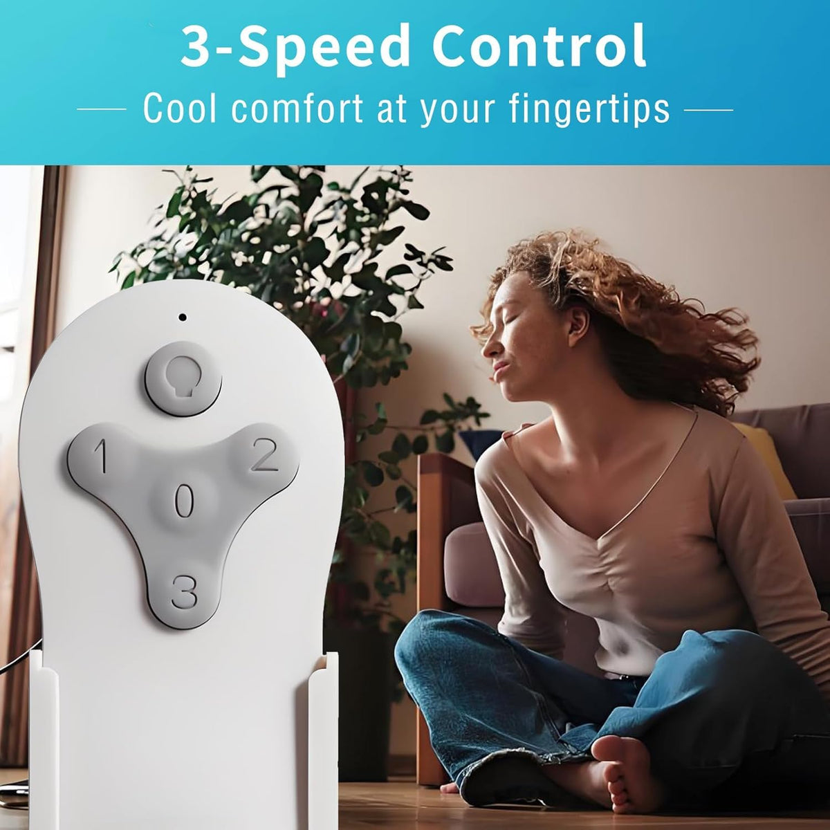 Universal Ceiling Fan Remote Control Kit Replacement for Harbor Breeze