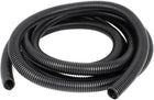3.7 M 20 x 25 mm Plastic Corrugated Conduit Tube for Garden,Office Black