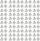 3/16-inch Female Thread 10mm Height Full Threaded Pronged T-Nut 100pcs