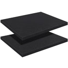 LinkMejor Polyuretan Skumplader, Sort, 16 x 12 x 1 Tomme, 2 stk