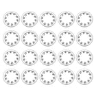 20Pcs 5/8 Internal Tooth Lock Washer, 304 Stainless Steel Multi-Tooth Star Washer Locking Fastener, Silver Tone