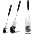 2 Pcs Set Spazzole per Bottiglie, Lunghe, Magre, Flessibili e Girevoli Pulitore