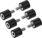 M3 Rubber Mounts, 6pcs Male/Female Shock Absorber, for Motor Generator Compressor Garage Reverse Pump Impact Air Generator Bobbins, D8mmxH8mm