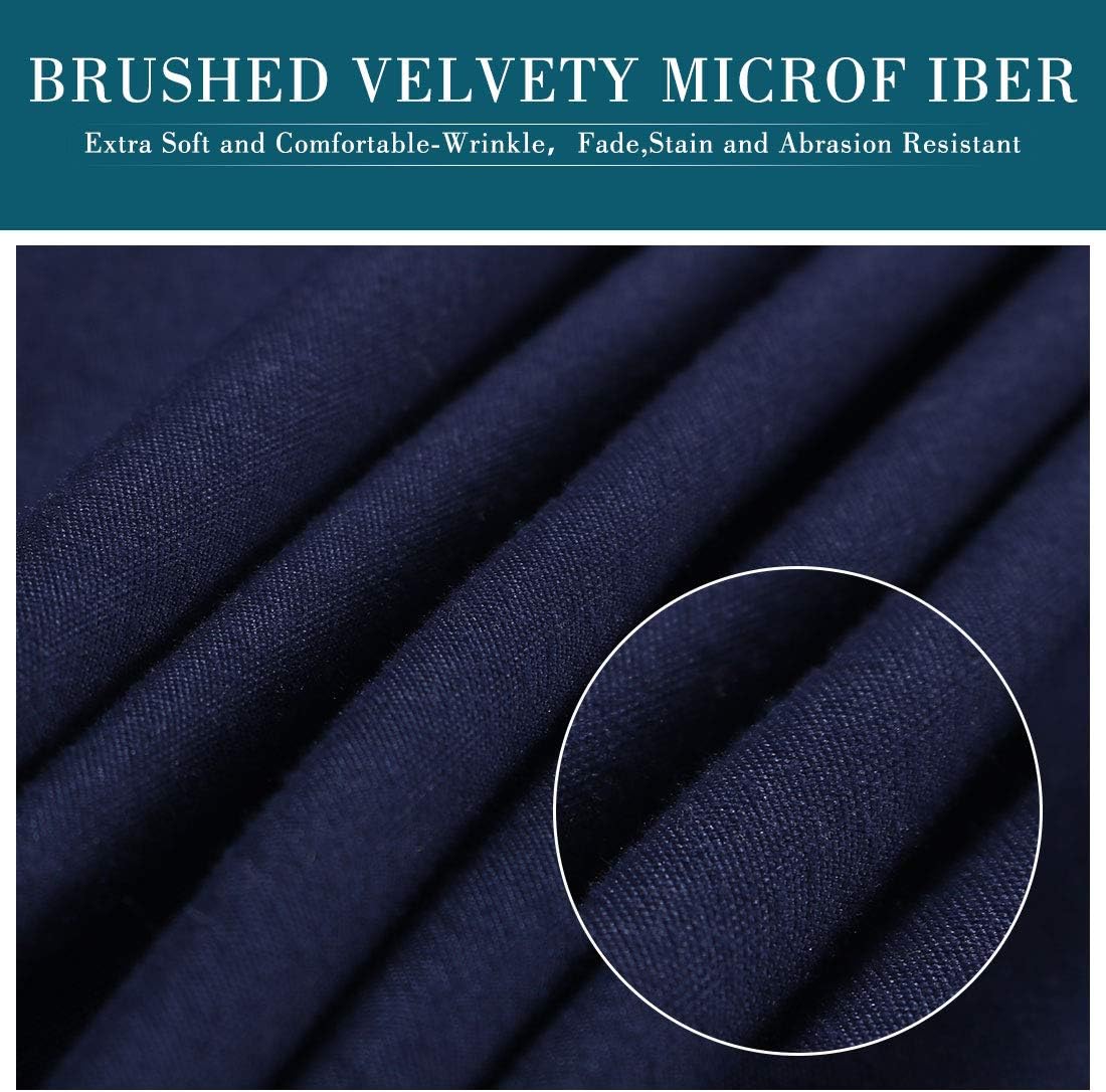Fitted Sheet Only, Solid Color Fitted Bed Sheet with 15 Inch Large Pocket - Comfortable and Soft Purple King