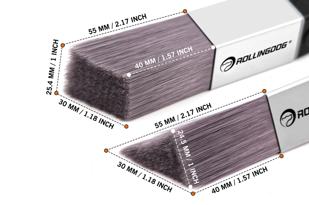 LinkMejor Malerpinsel für Kantenstreichen Pinsel 2PC
