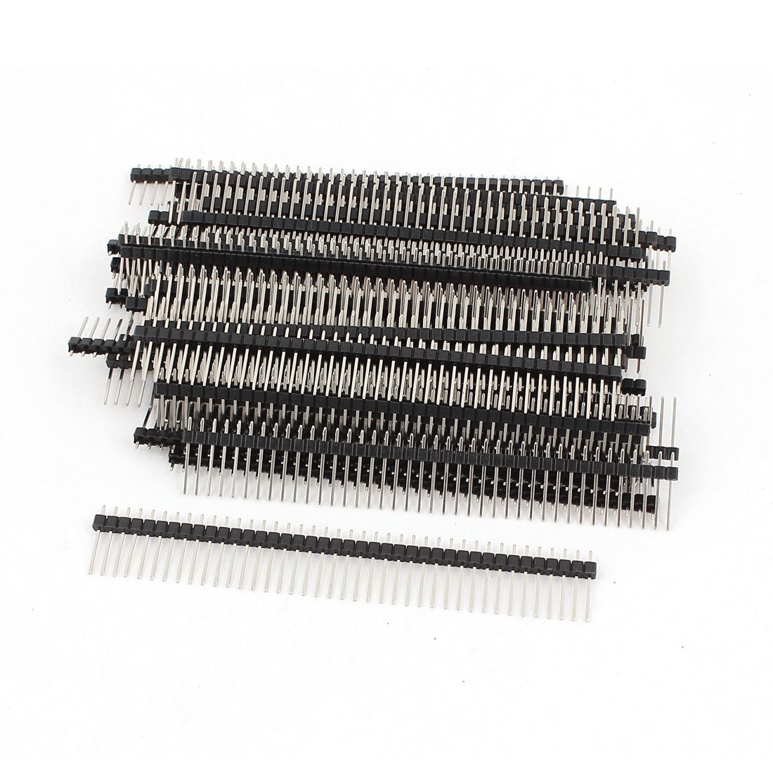 a15062900ux0353 40Pcs Pbc Mount 40P 2.54 mm Pitch Straight Single Row Male Header Connector Strip