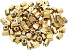 100pcs Brass Straight PCB Pillar Female Thread Hex Standoff Spacer M3x5x6mm