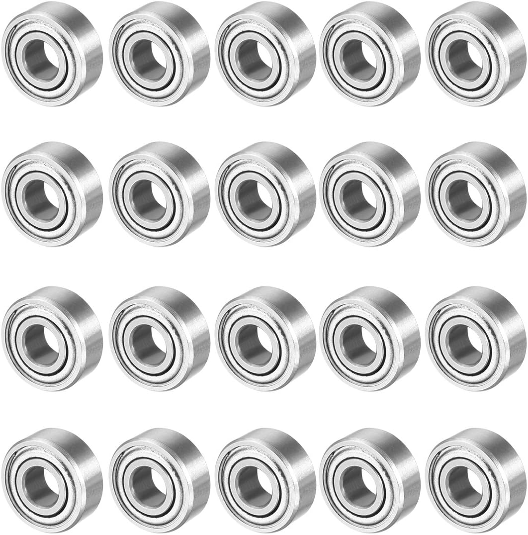 20pcs MR104ZZ 4mmx10mmx4mm Double Shielded Miniature Deep Groove Ball Bearing