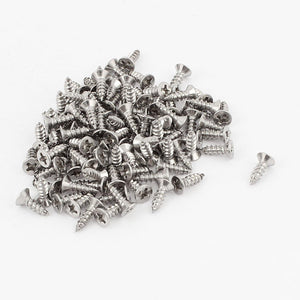 M3x10mm Phillips Flat Head Stainless Steel Self Tapping Screws 100Pcs