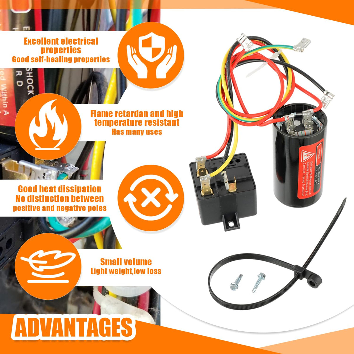 LinkMejor CSR-U1 Capacitor de Início Duro Kit