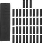 60 PCS Plastic Flat Shims, 15/64 Inch Structural Tile Shims for Leveling, Plastic Glazing Blocks for Home Improvement Level, Toilet, Window, Frame Spacers, Black