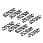 Compression Spring - 1.2mm Wire Dia, 12mm OD, 45mm Free Length Spring Steel Extension Spring,Black,10Pcs