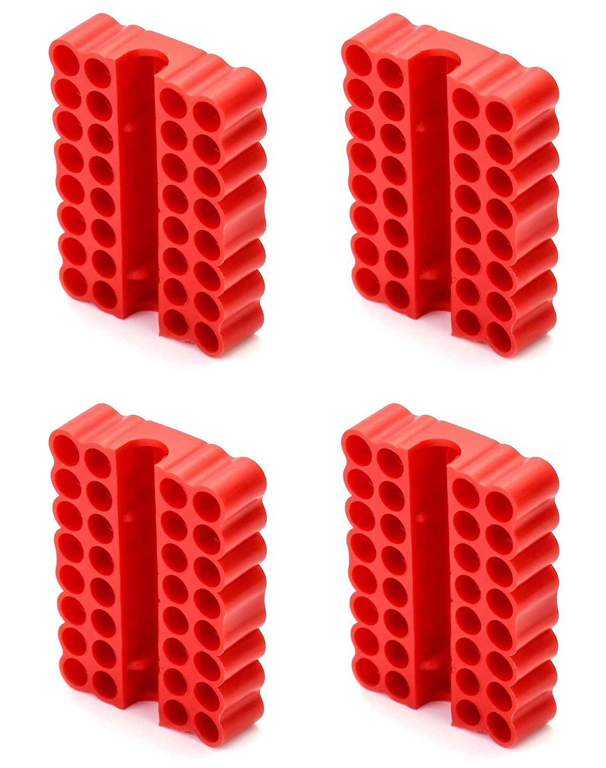 LinkMejor Boorbit Houderrack Opbergruimte, 4 Pack 33 Gaten Hex Boorbit Houderrack