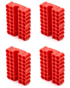 LinkMejor Boorbit Houderrack Opbergruimte, 4 Pack 33 Gaten Hex Boorbit Houderrack