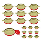 10Sets Bung Caps, Drum Bung Plug, Galvanized Bung Plug, Red Bung Caps with Silicone Seals Rings for 55 Gallon Drum, Oil Drum, Gas Tank and Fuel Tank