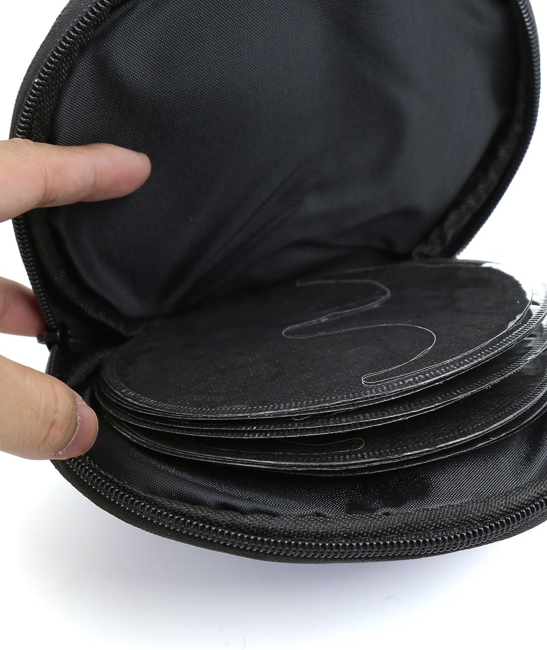 Borsa per CD/DVD con chiusura a zip, 20 pezzi