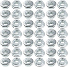 1/4-20 Serrated Flange Hex Lock Nuts, Carbon Steel 100 Pcs