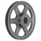 AK69-1 V-Belt Sheave 1"Bore 6.75"OD Single Groove Web Sheave Bored-to-Size Sheave, Cast Iron, Belt Section for 4L or A Belt