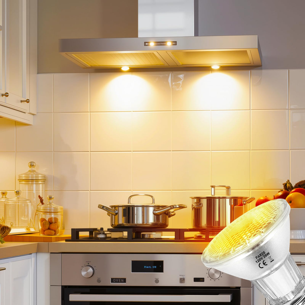 LinkMejor PAR20 Halogen Lampen, E26 Bas, 39W 120V, 6 Stykker