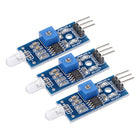 Photosensitive Diode Sensor Light Detection Photodiode Module with Digital Output for Smart Car 3pcs