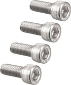 M8x20mm 304 Stainless Steel Left Hand Thread Hex Socket Cap Screw Fastener 4pcs