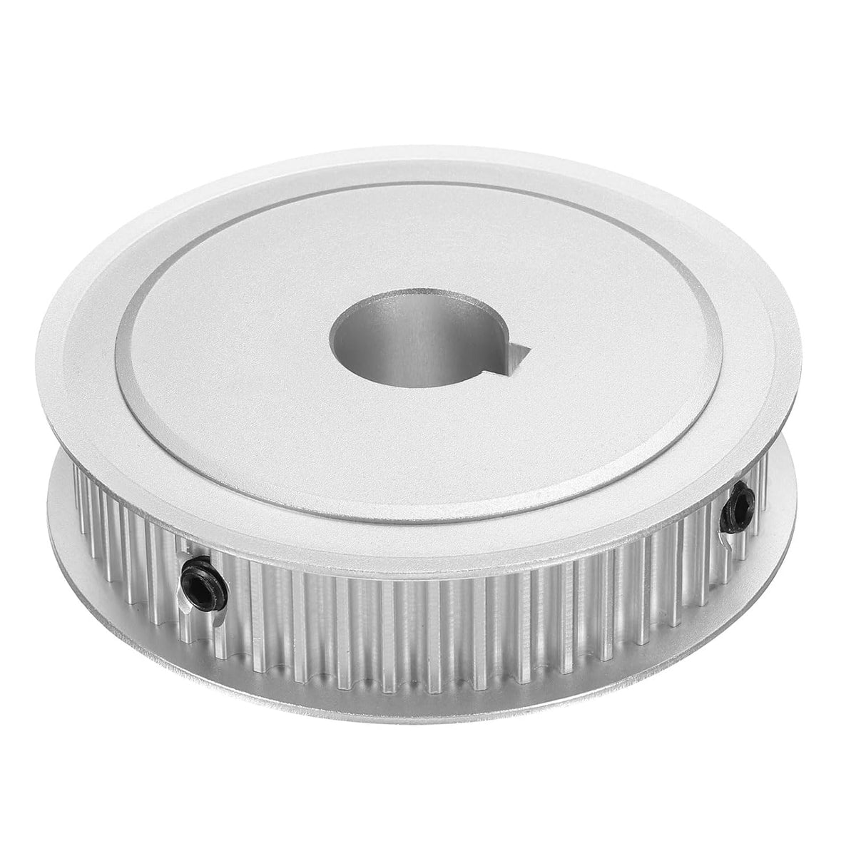 5M-50T-3/4B Timing Belt Pulley 3/4" Bore, 50 Teeth Aluminum Alloy Synchronous Wheel with Keyway, Pitch 5mm Tooth for 15mm Width Belt