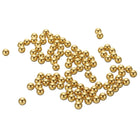 100 Pcs Precision Solid Brass Bearing Balls 3/16" (4.763mm) Industrial Brass Ball Spheres for Machinery, Automotive, and DIY (H62 Brass)