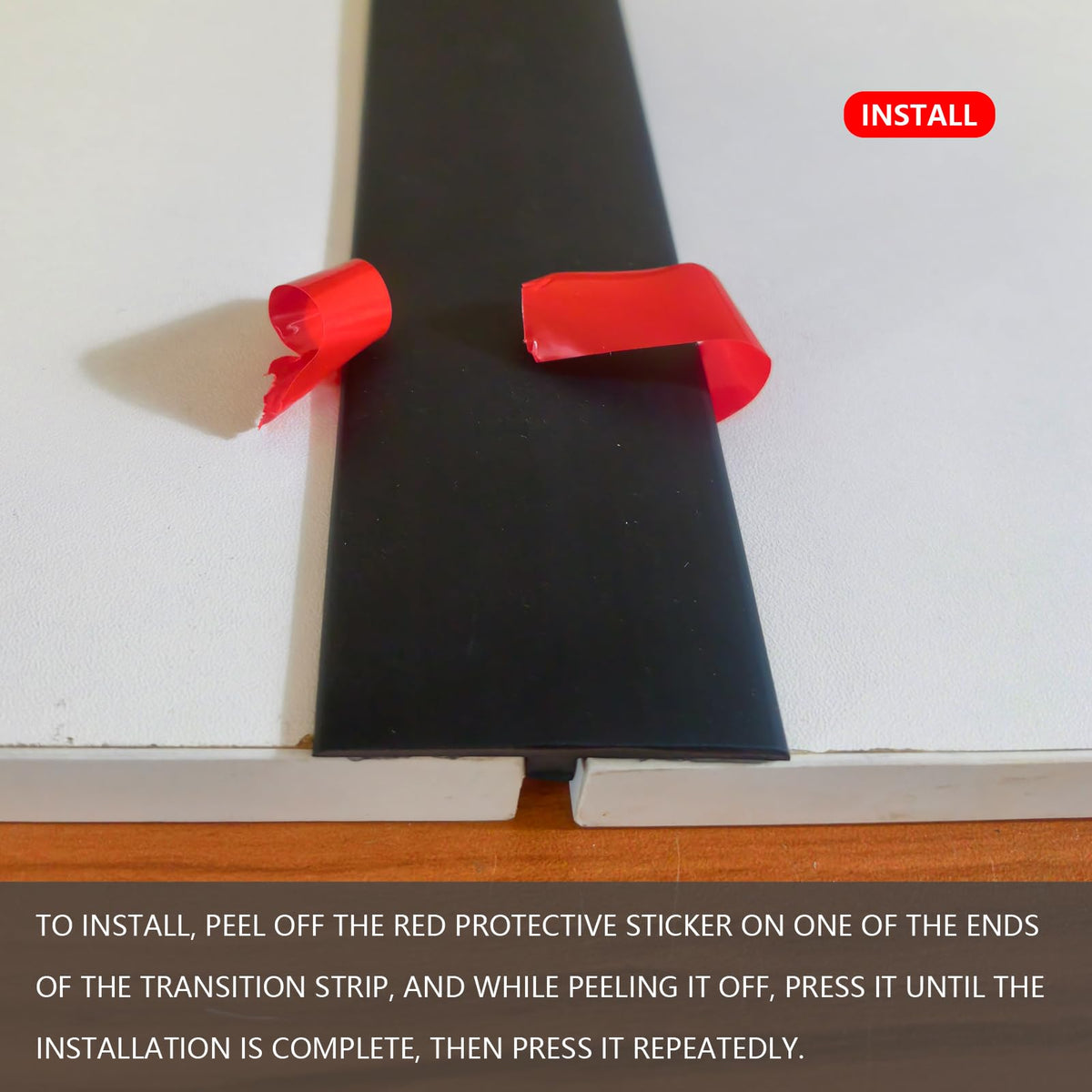 LinkMejor T Molding Esnek Self Yapıştırıcı Zemin Geçiş Bantı