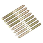 M10x120mm Hanger Bolts, 8pcs Double Ended Thread Dowel Screws for Wood Furniture