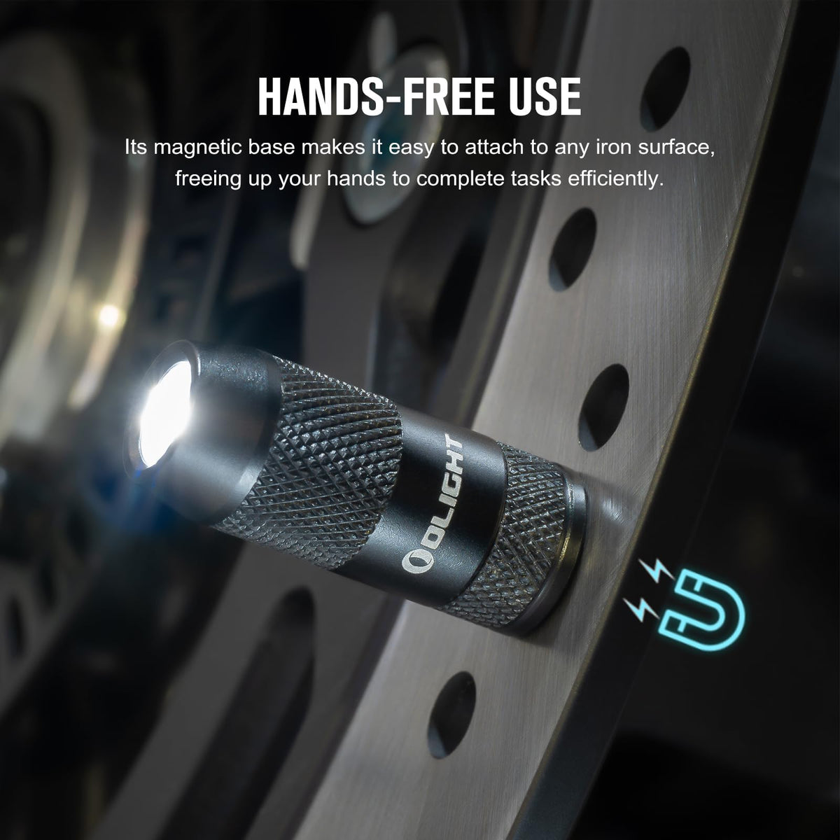 LinkMejor 2 Pack IMINI 2 Oploadbar EDC Nøglekæde Lommelygte Sort+Drøm Blå