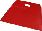 Escova de Massa de Plástico para Pintura na Parede e Vidro Limpador 7,5" Vermelho
