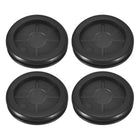 4Pcs Rubber Grommets 1-5/8" (42mm) Drill Hole, 1-2/4" (35mm) ID Double Sided Hole Plugs Ring Gasket for Firewall Cable Wire Protecting, Black