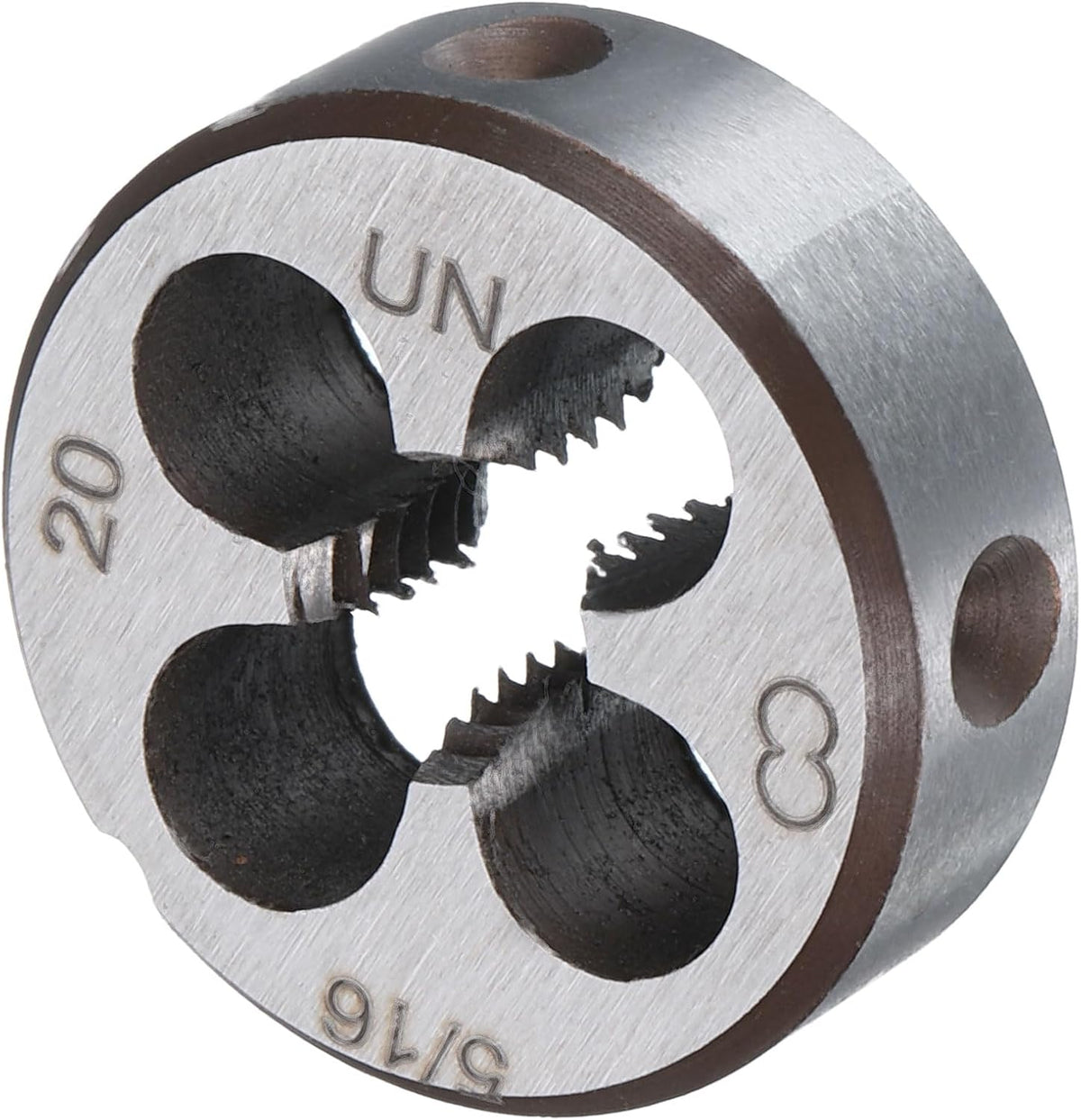 Round Threading Die 5/16-20 UN Thread Right Hand Screw Cutting Fixed Dies, Alloy Tool Steel Tapping Repair Tool