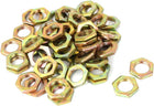 M12x1mmx3mm Carbon Steel Hex Nuts Fastener 50pcs for Screws Bolts