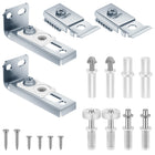 Bifold Door Hardware Kit for Folding Closet Door Repair, 2-Pack