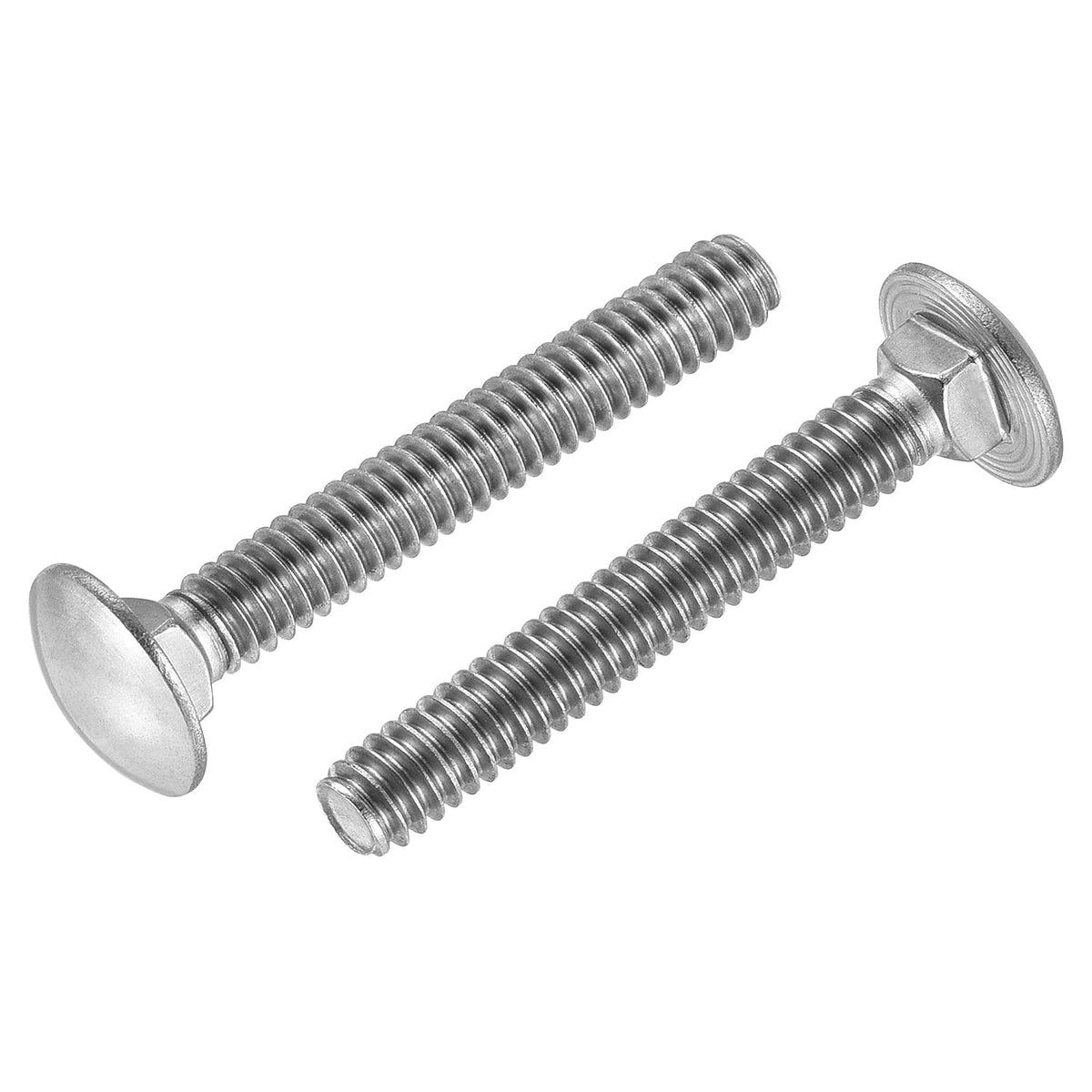 1/4-20x1-3/4 Carriage Bolt Round Head Square Neck 304 Stainless Steel 25pcs