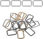 LinkMejor Metal Rectangle Ring Buckles, Square Strap for Hammocks, Wind Chimes