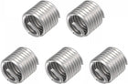 Wire Thread Inserts 7/16-14 UNC 1.5D 304 Stainless Steel Helical Type Coiled Wire Screw Repair Threaded Sleeve Steel Sheath 5pcs
