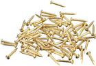 250 Pcs Small Tiny Nails 1.5mmx12mm(DxL) Tiny Brass Nails Hardware Nails Small Nail for Wooden DIY Decorative Boxes Household Accessories, Brass Tone
