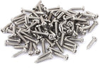 100pcs M3 x 12mm Stainless Steel Cross pan Head Self Tapping Screws Bolts
