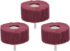 Abrasive Wheels 3.2 x 1.6 Inch Buffing Polishing Wheels with 1/4 Inch Shank 3pcs